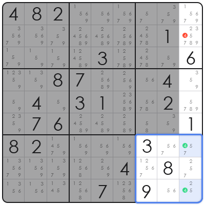 sudoku hidden pair